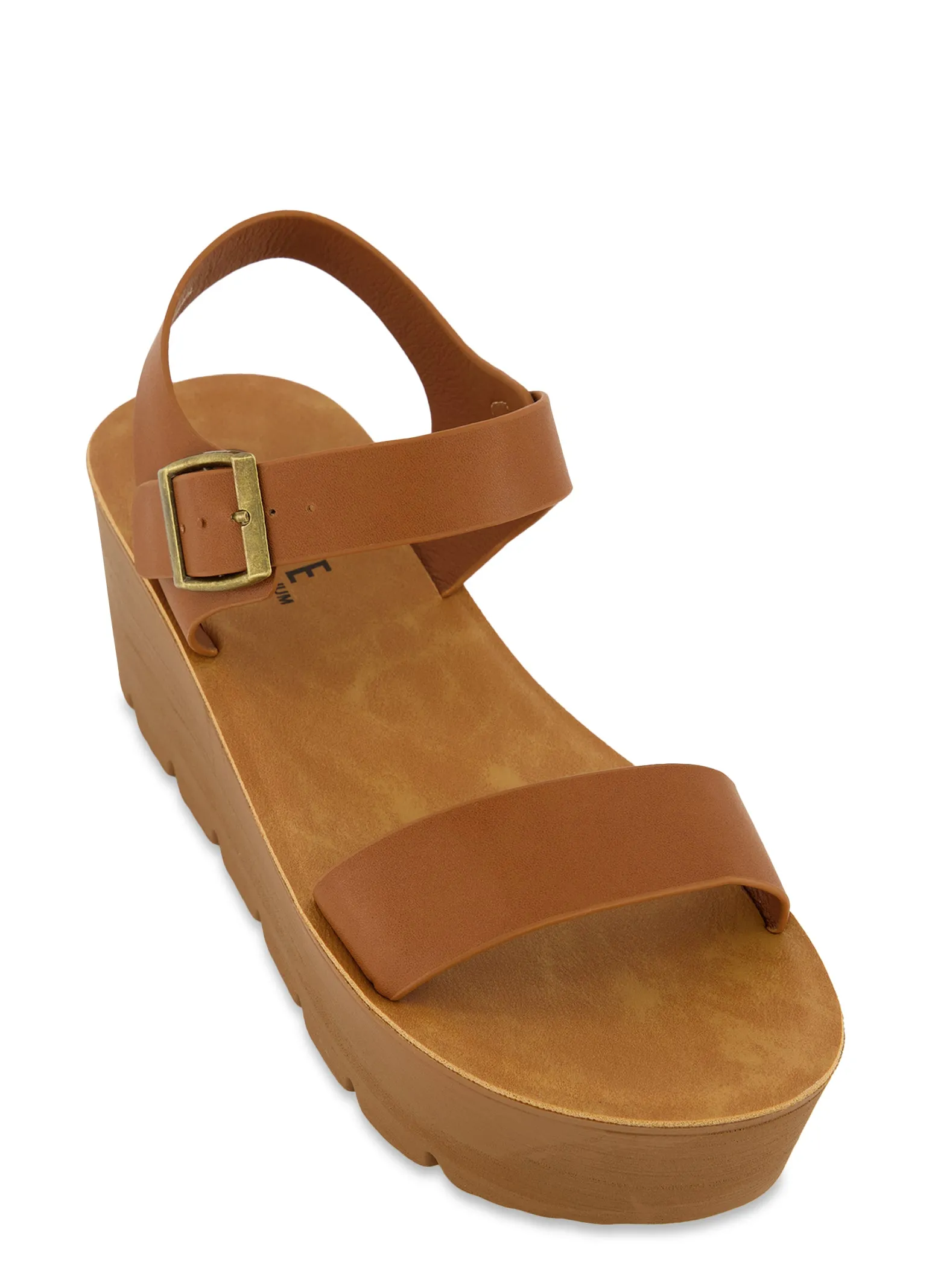 Ankle Strap Platform Wedge Sandals sold by Rainbow