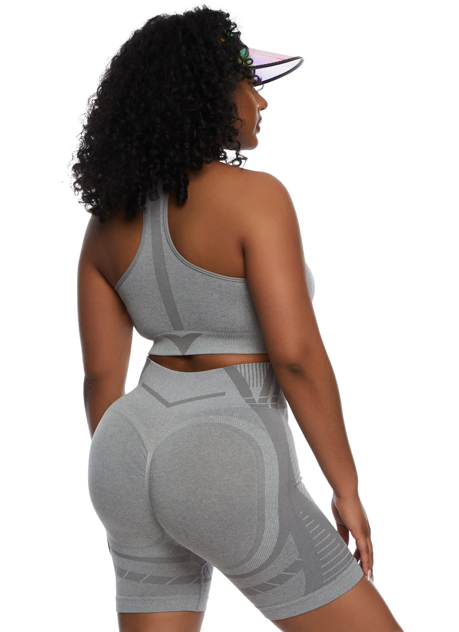 Seamless Racerback Cropped Tank Top sold by Rainbow product image thumbnail 3