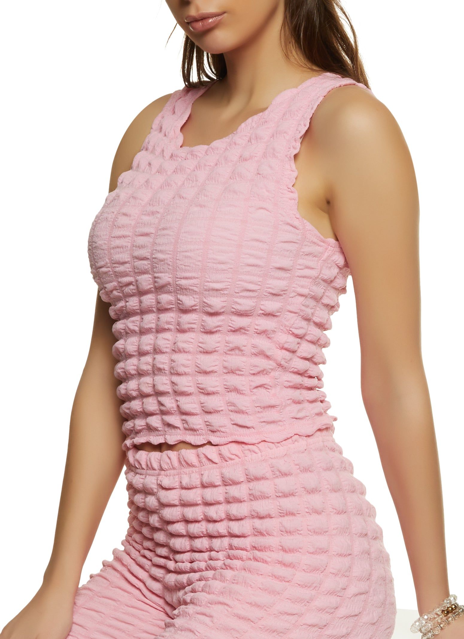 Bubble Knit Tank Top sold by Rainbow