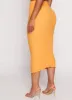 Textured Knit Midi Skirt sold by Rainbow