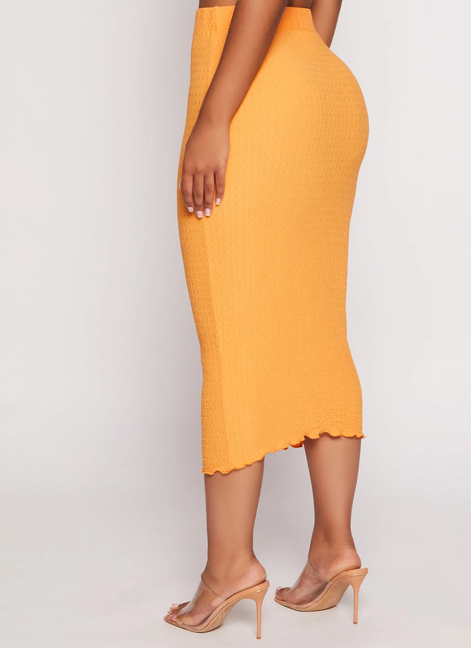 Textured Knit Midi Skirt sold by Rainbow product image thumbnail 3