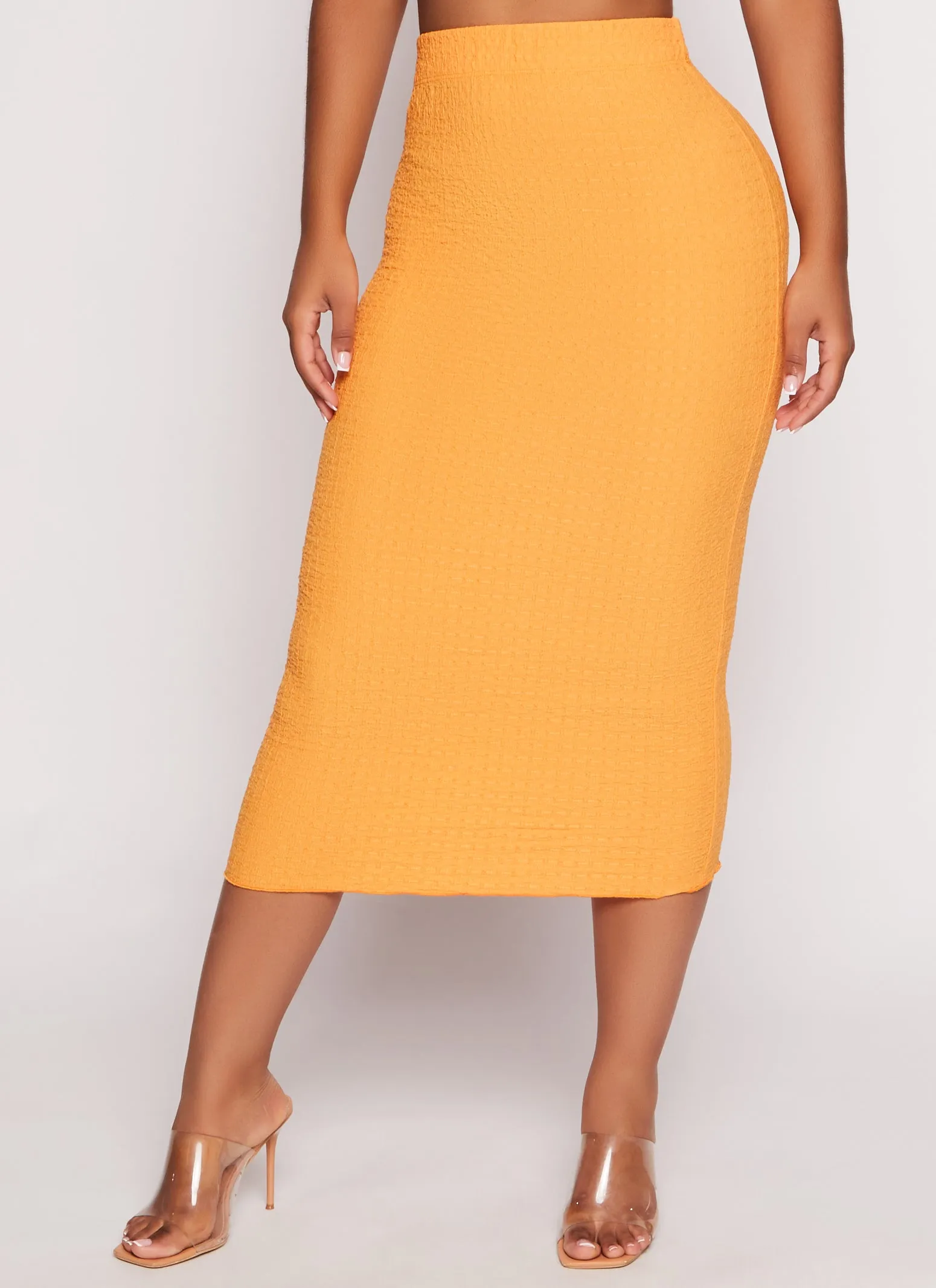 Textured Knit Midi Skirt sold by Rainbow product image thumbnail 2