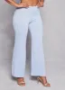 Ribbed High Waist Wide Leg Pants sold by Rainbow