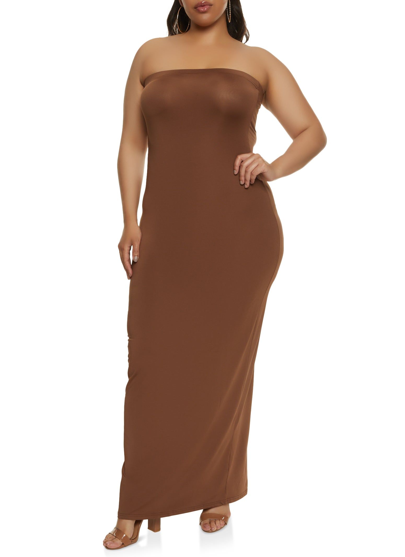 Plus Size Tube Maxi Dress sold by Rainbow product image thumbnail 2