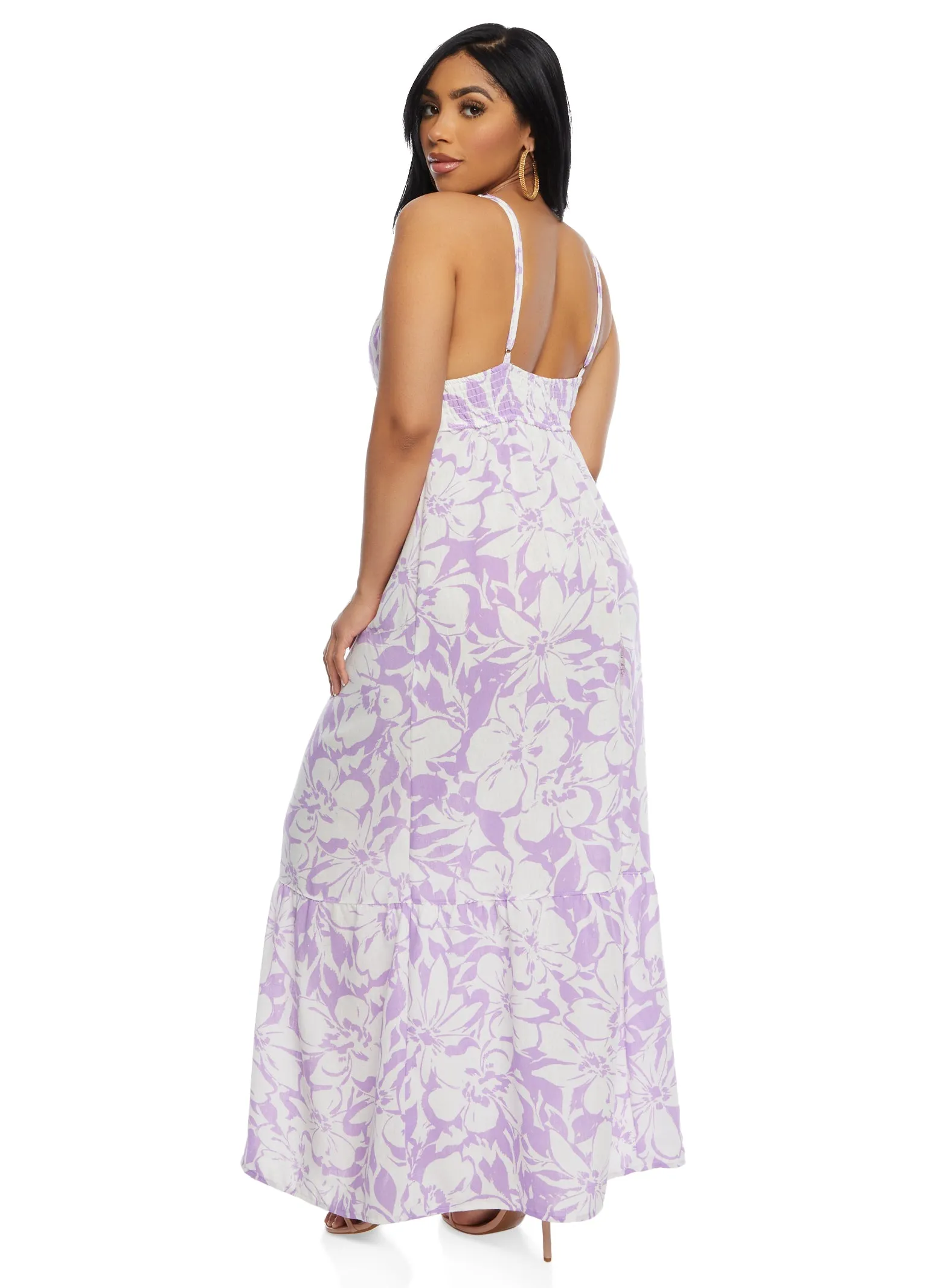 Haute Monde Floral V Neck Maxi Sundress sold by Rainbow product image thumbnail 3