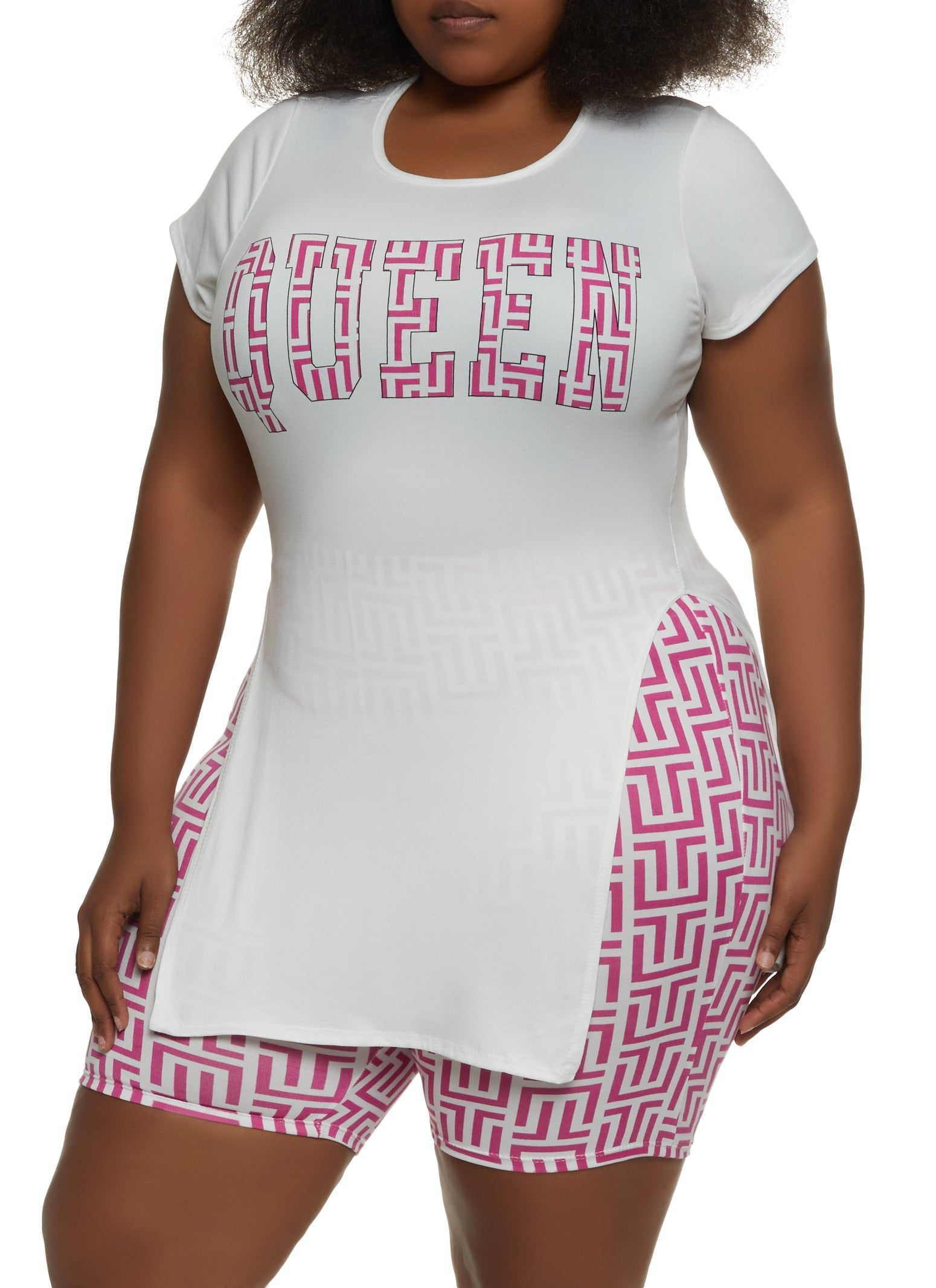 Plus Size Queen Graphic Tunic Tee sold by Rainbow product image thumbnail 2