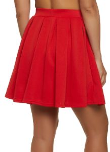 High Waisted Pleated Skirt sold by Rainbow