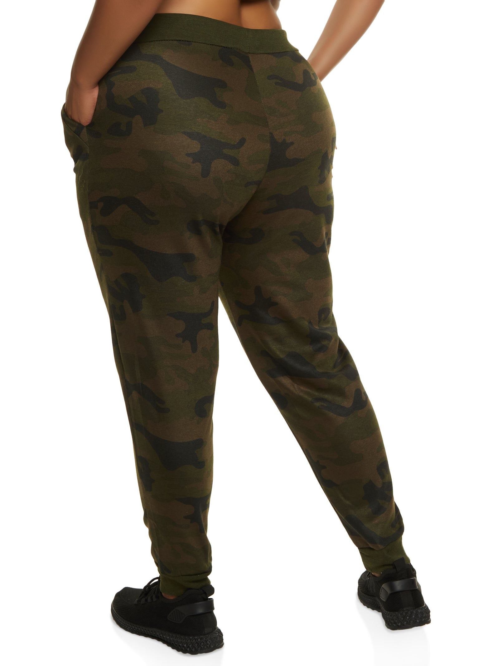 Plus Size Fleece Joggers sold by Rainbow product image thumbnail 2