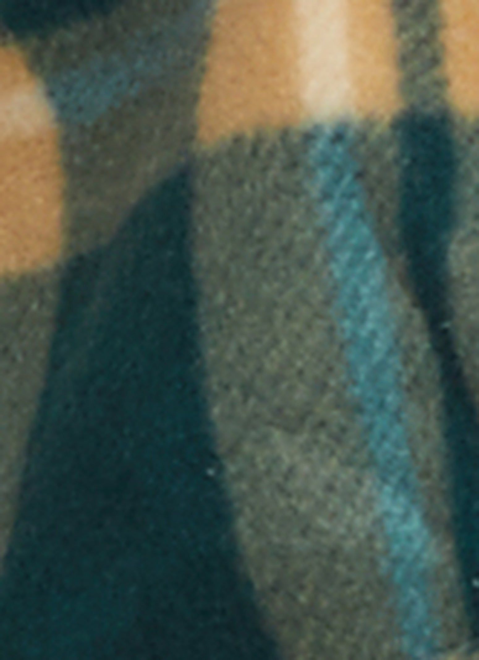 Printed Mesh Mock Neck Puff Sleeve Blouse sold by Rainbow