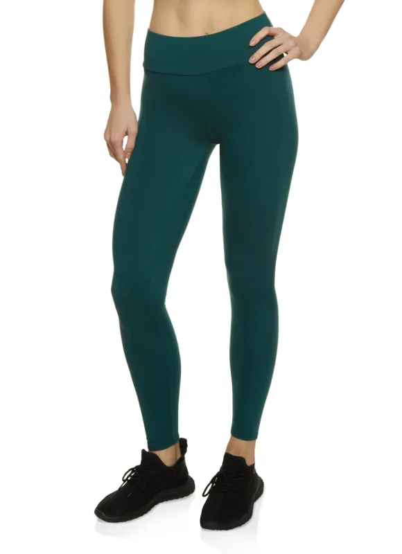 Wide Waistband High Waist Leggings sold by Rainbow