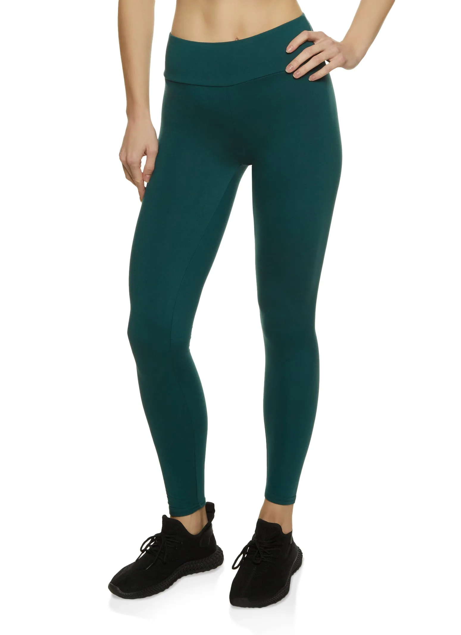 Wide Waistband High Waist Leggings sold by Rainbow