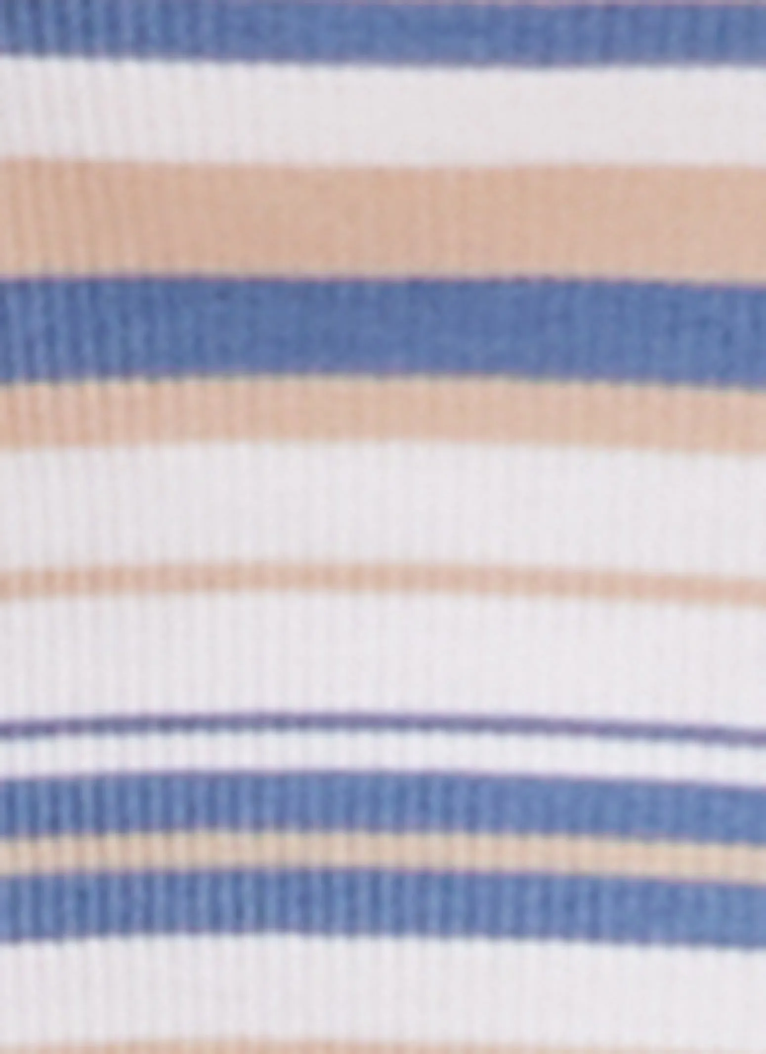 Rib Knit Striped Scoop Neck Crop Top sold by Rainbow product image thumbnail 4