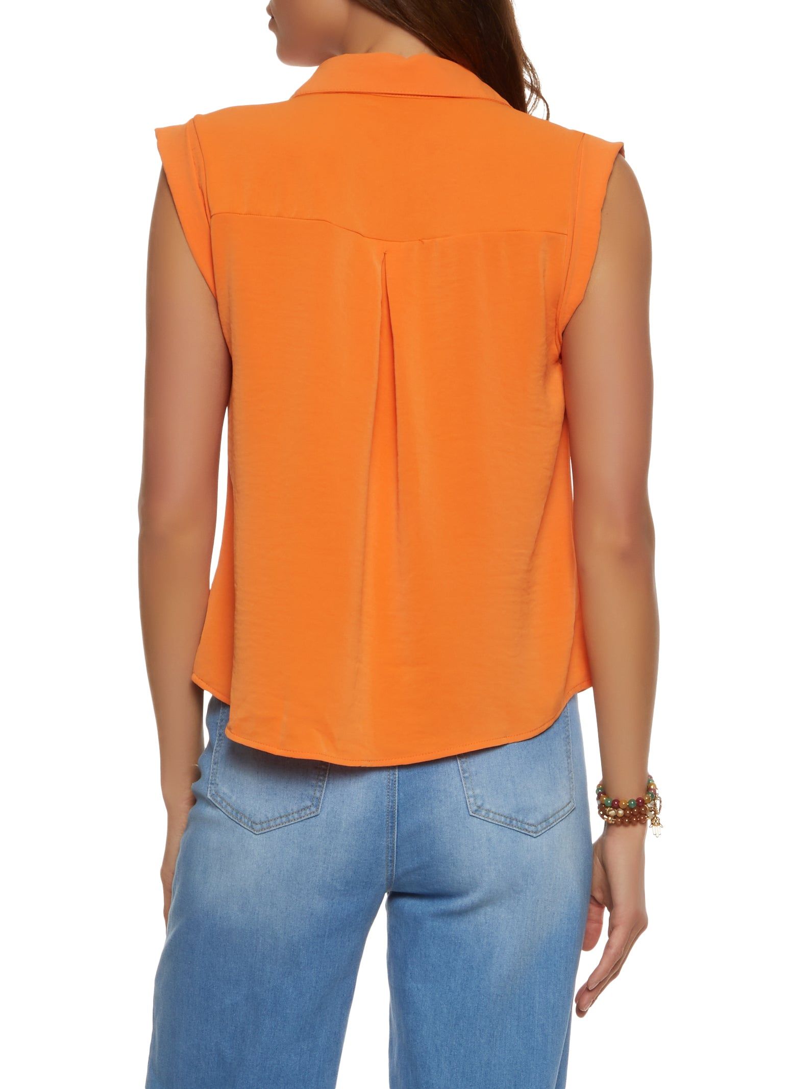 Crepe Knit Sleeveless Shirt sold by Rainbow product image thumbnail 2