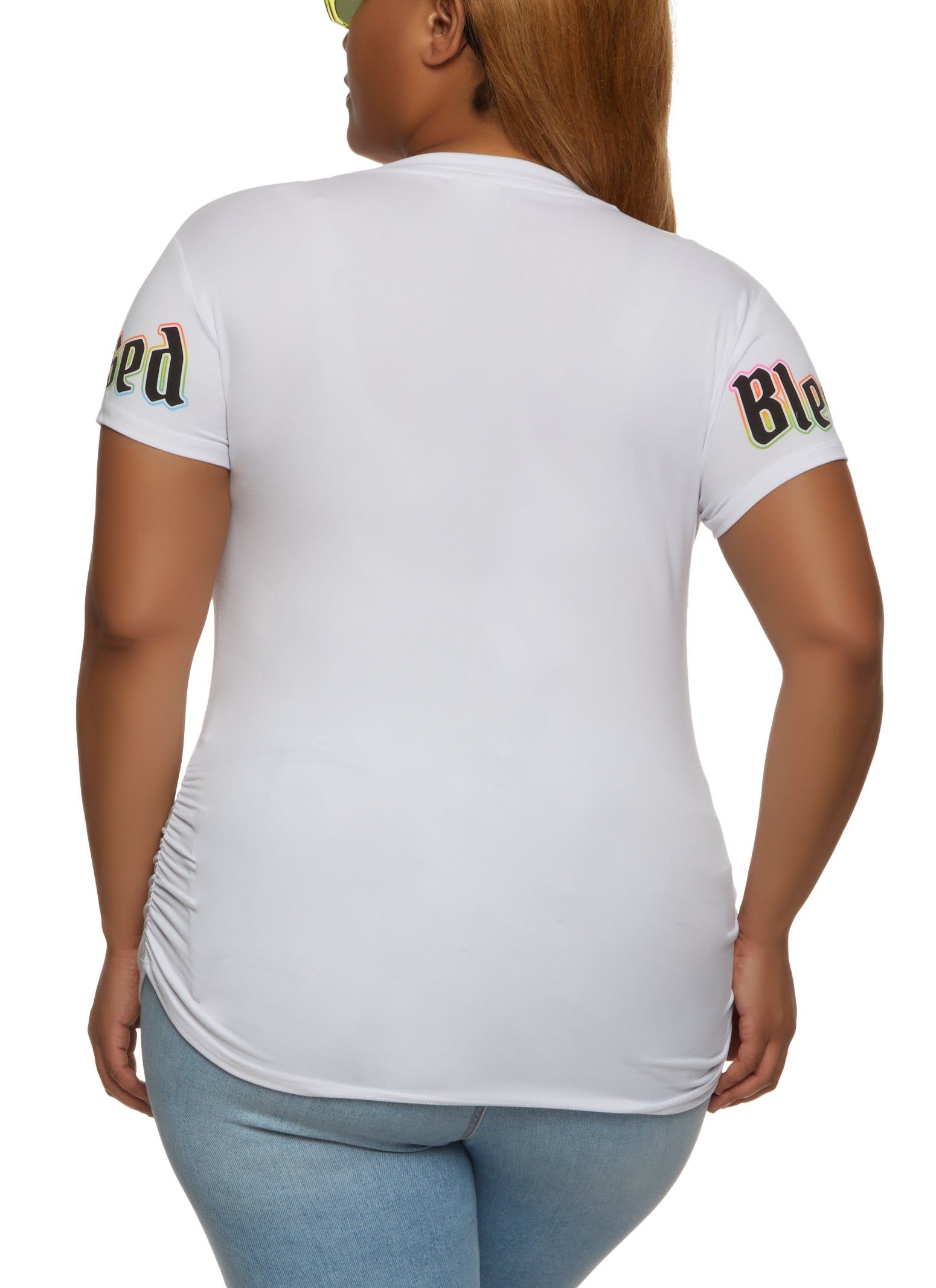 Plus Size Blessed Graphic Tee sold by Rainbow product image thumbnail 2