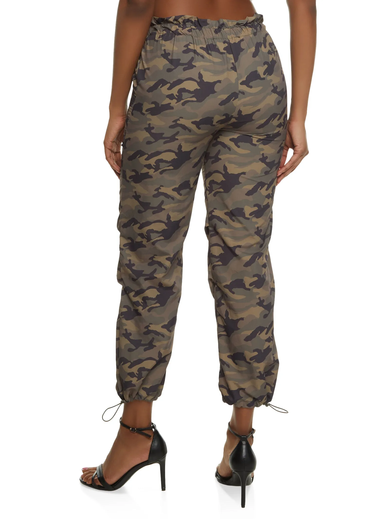 Nylon Camo High Waist Joggers sold by Rainbow product image thumbnail 2