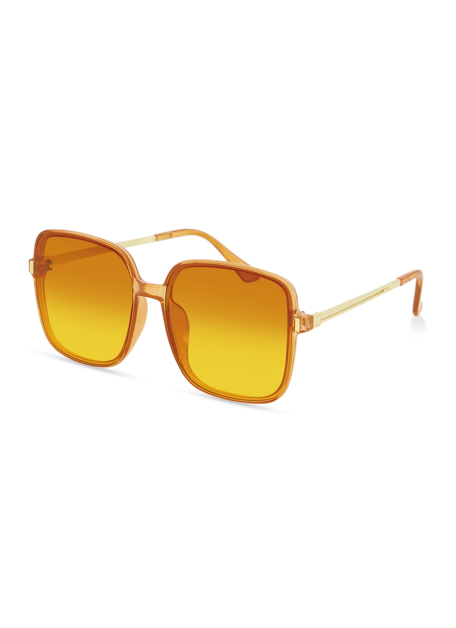 Metallic Arm Squared Oversized Sunglasses sold by Rainbow product image thumbnail 2