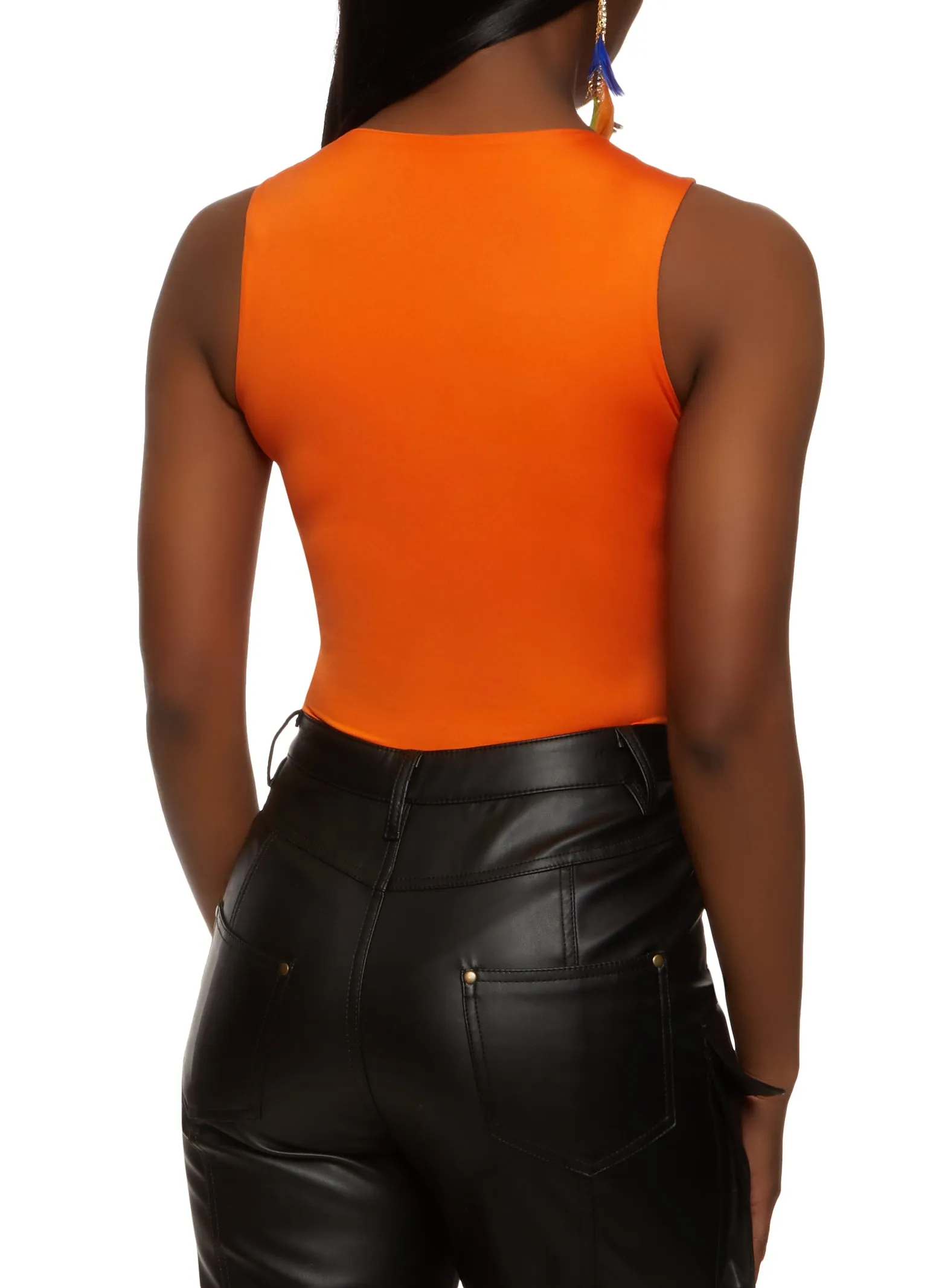 Basic High Neck Tank Bodysuit sold by Rainbow product image thumbnail 3