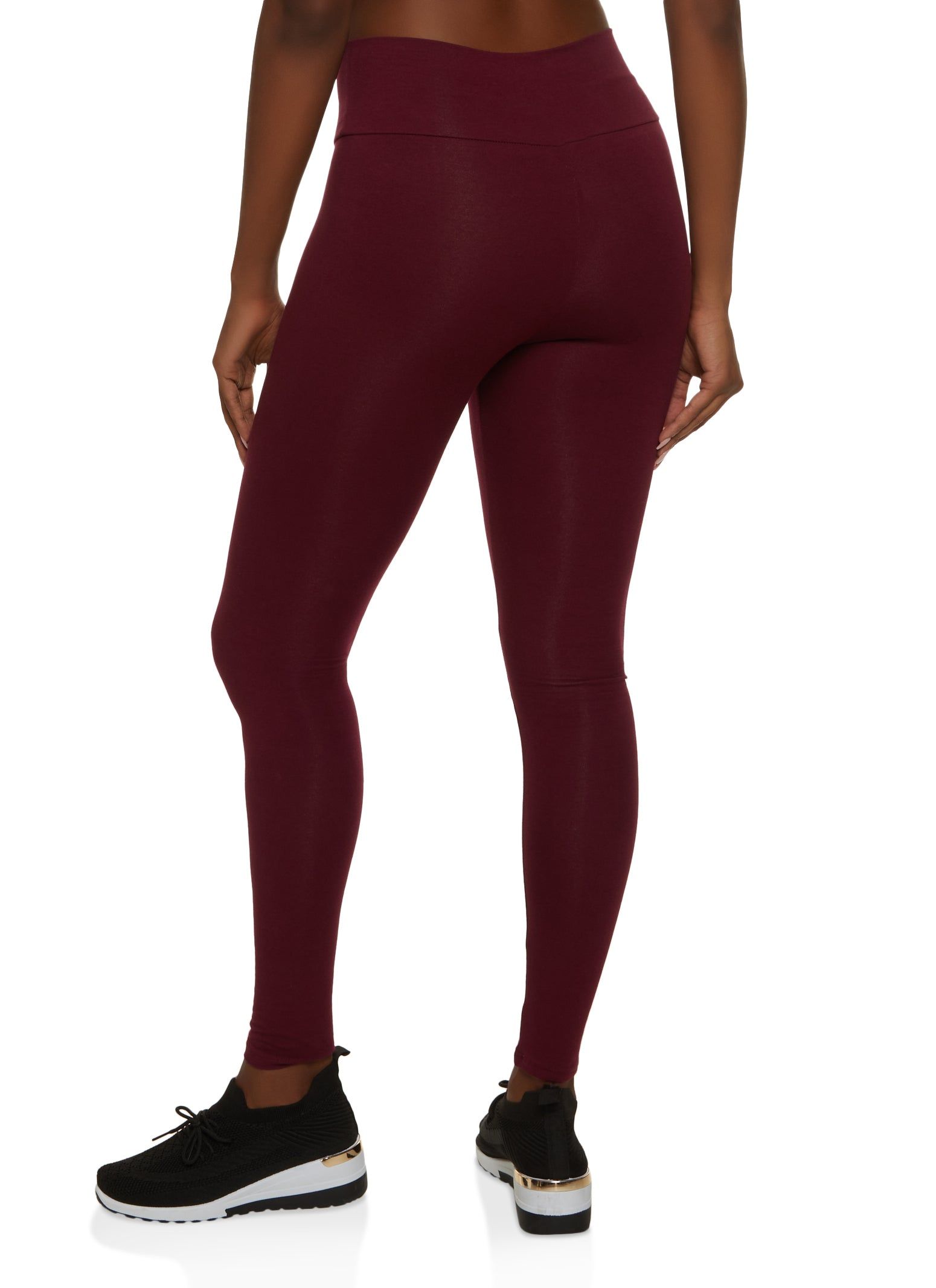 Solid High Rise Leggings sold by Rainbow product image thumbnail 2