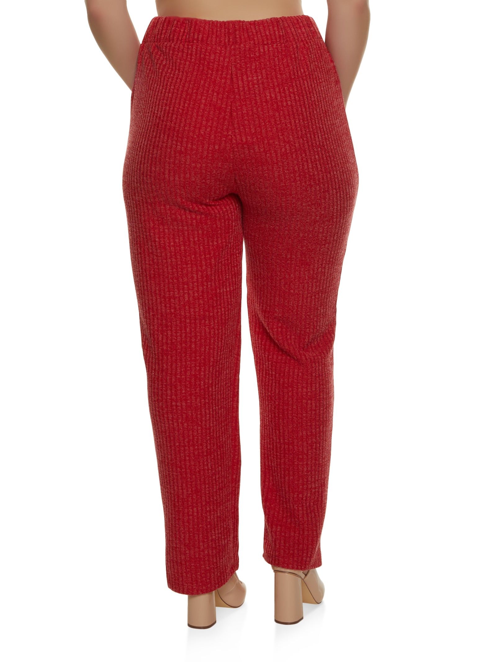 Plus Size Ribbed Drawstring Waist Pants sold by Rainbow product image thumbnail 2