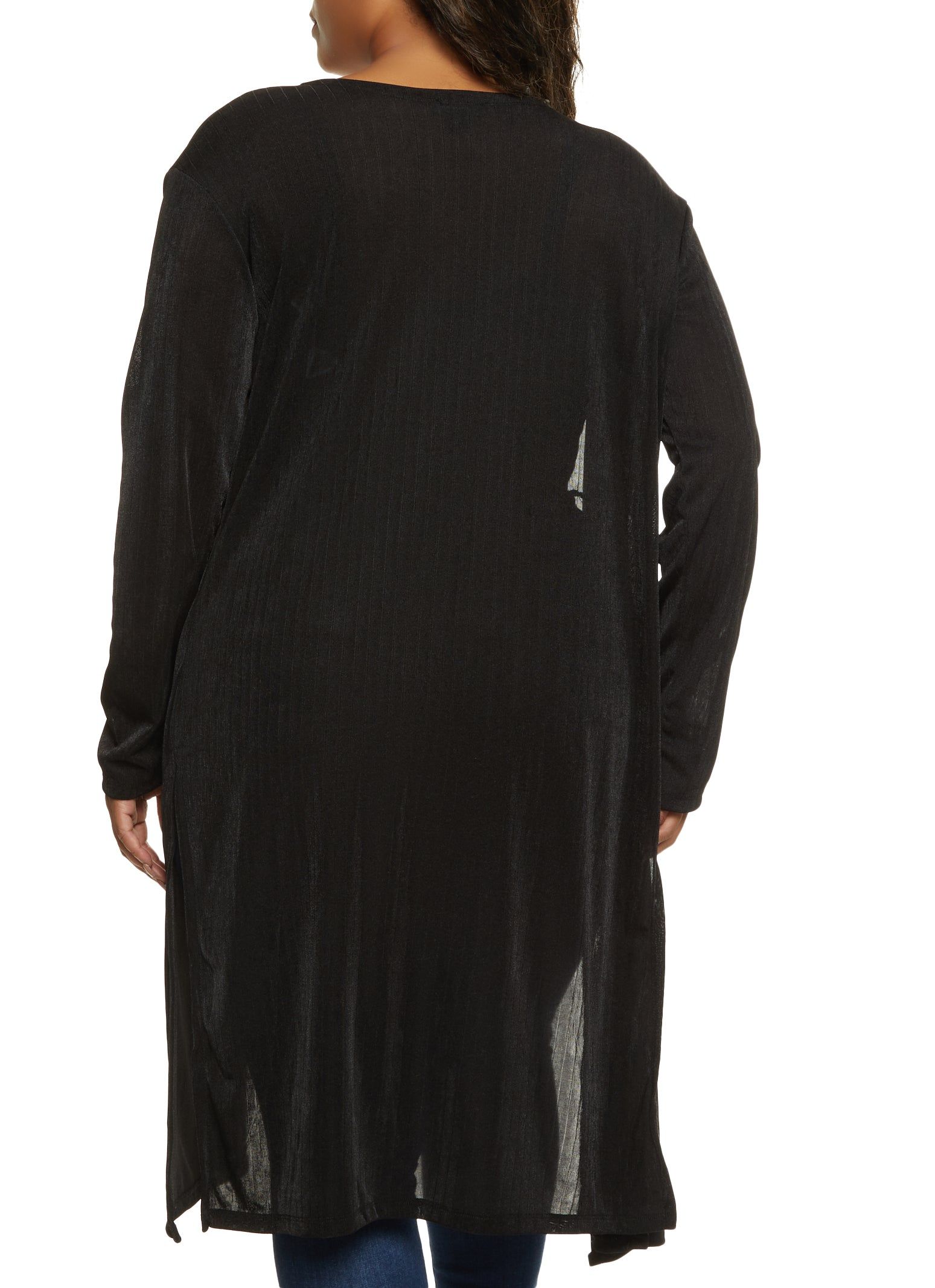 Plus Size Shimmer Knit Duster sold by Rainbow product image thumbnail 2
