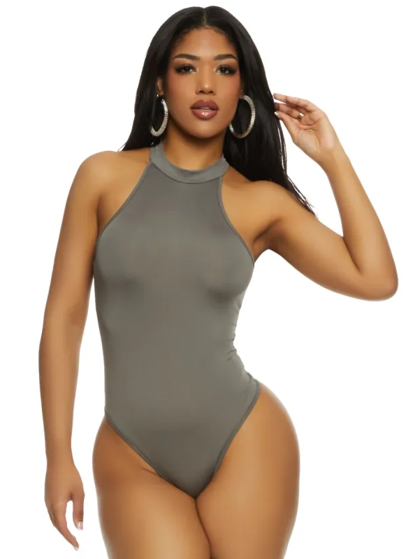 Daisy High Neck Racerback Bodysuit sold by Rainbow