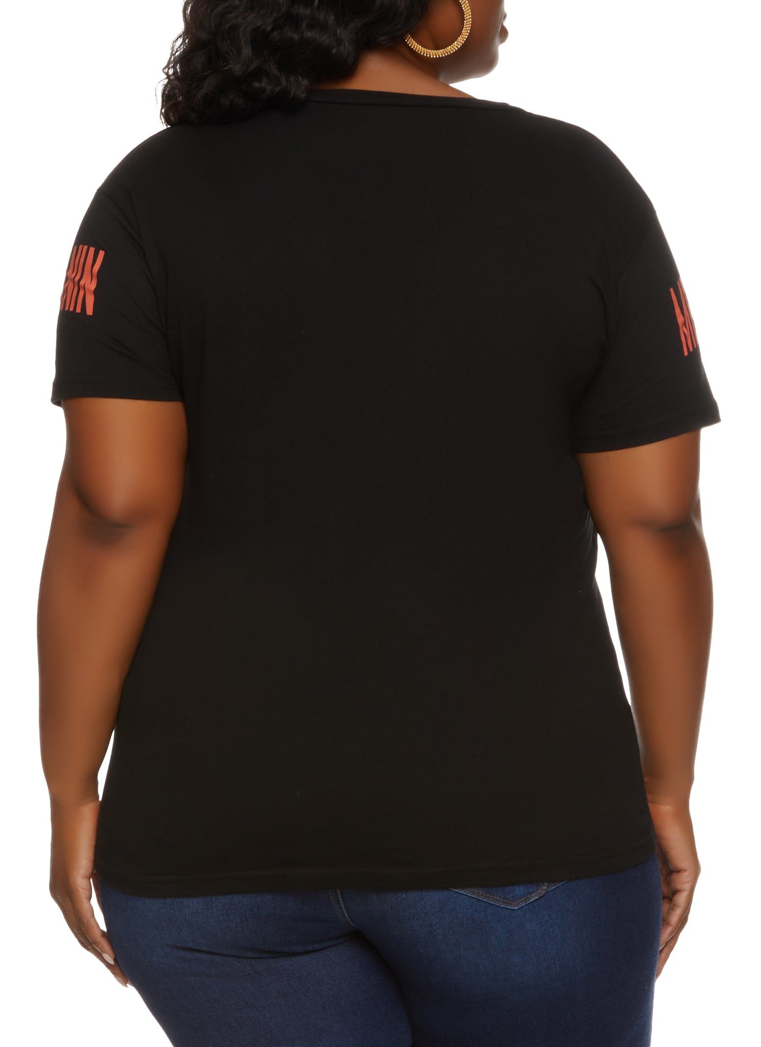 Plus Size Its The Melanin For Me Graphic Tee sold by Rainbow product image thumbnail 2