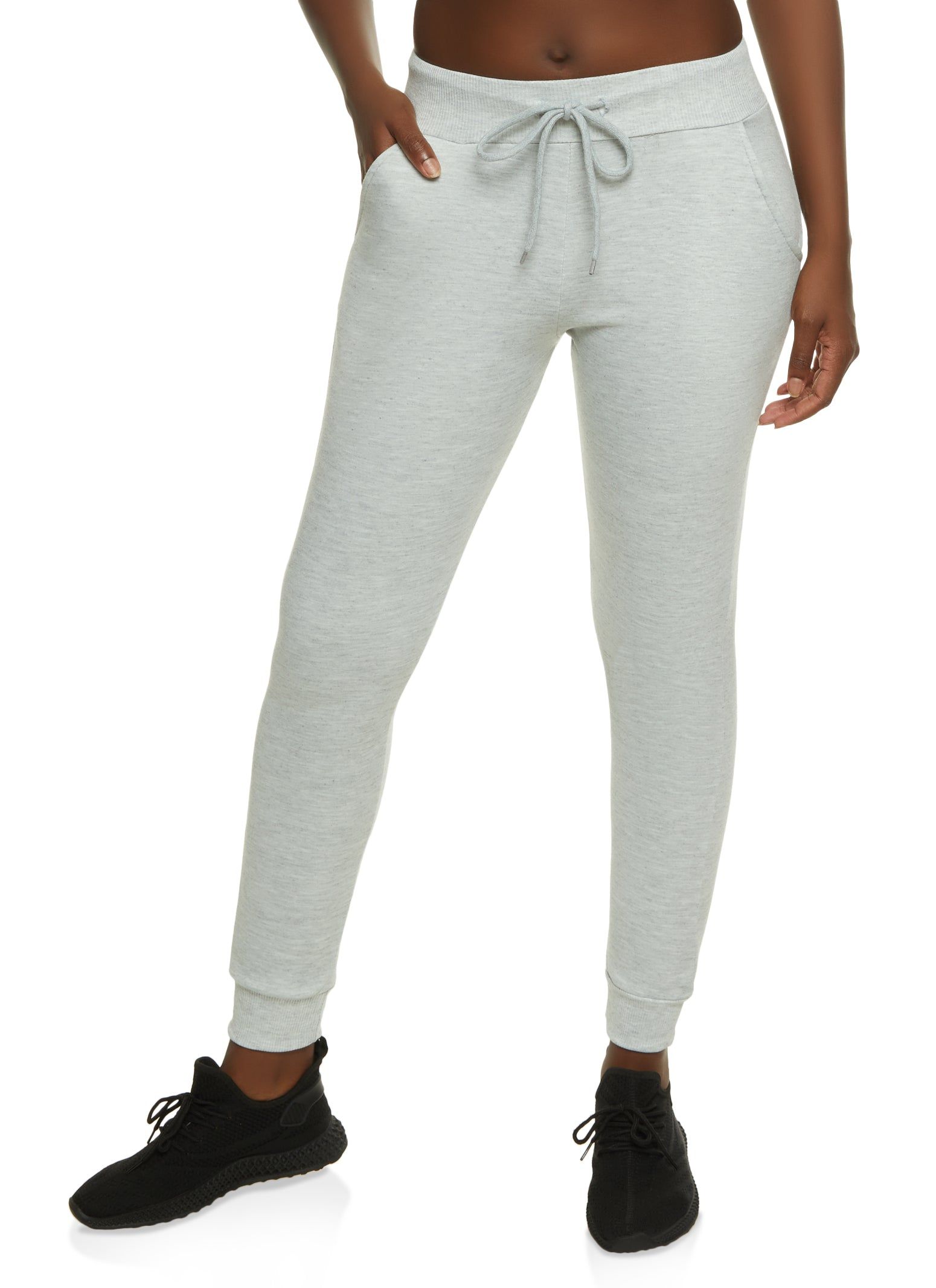 Basic Fleece Drawstring Joggers sold by Rainbow