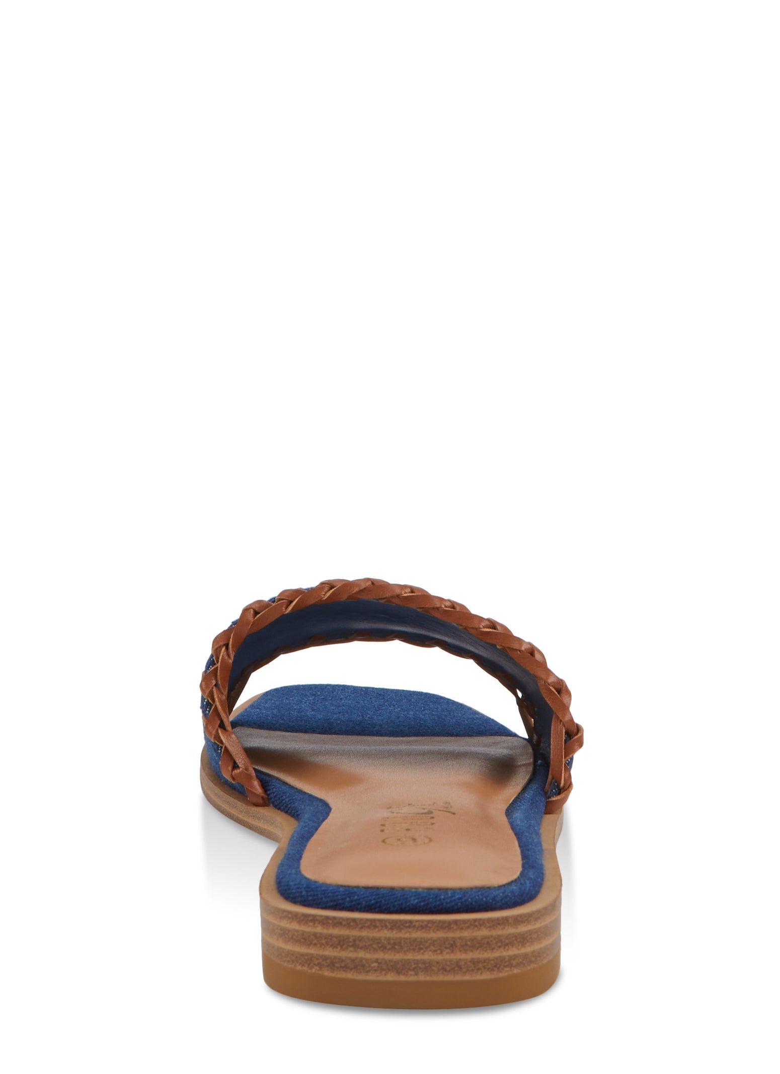 Woven Trim Denim Slide Sandals sold by Rainbow product image thumbnail 3