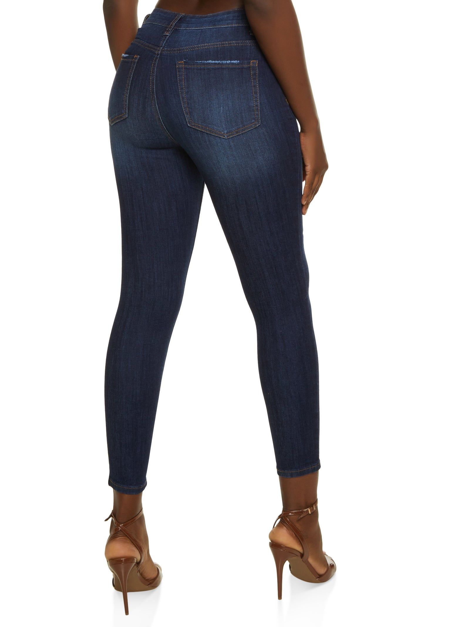 WAX Solid Ankle Skinny Jeans sold by Rainbow product image thumbnail 2