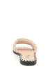 Studded Trim Rhinestone Single Band Slide Sandals sold by Rainbow