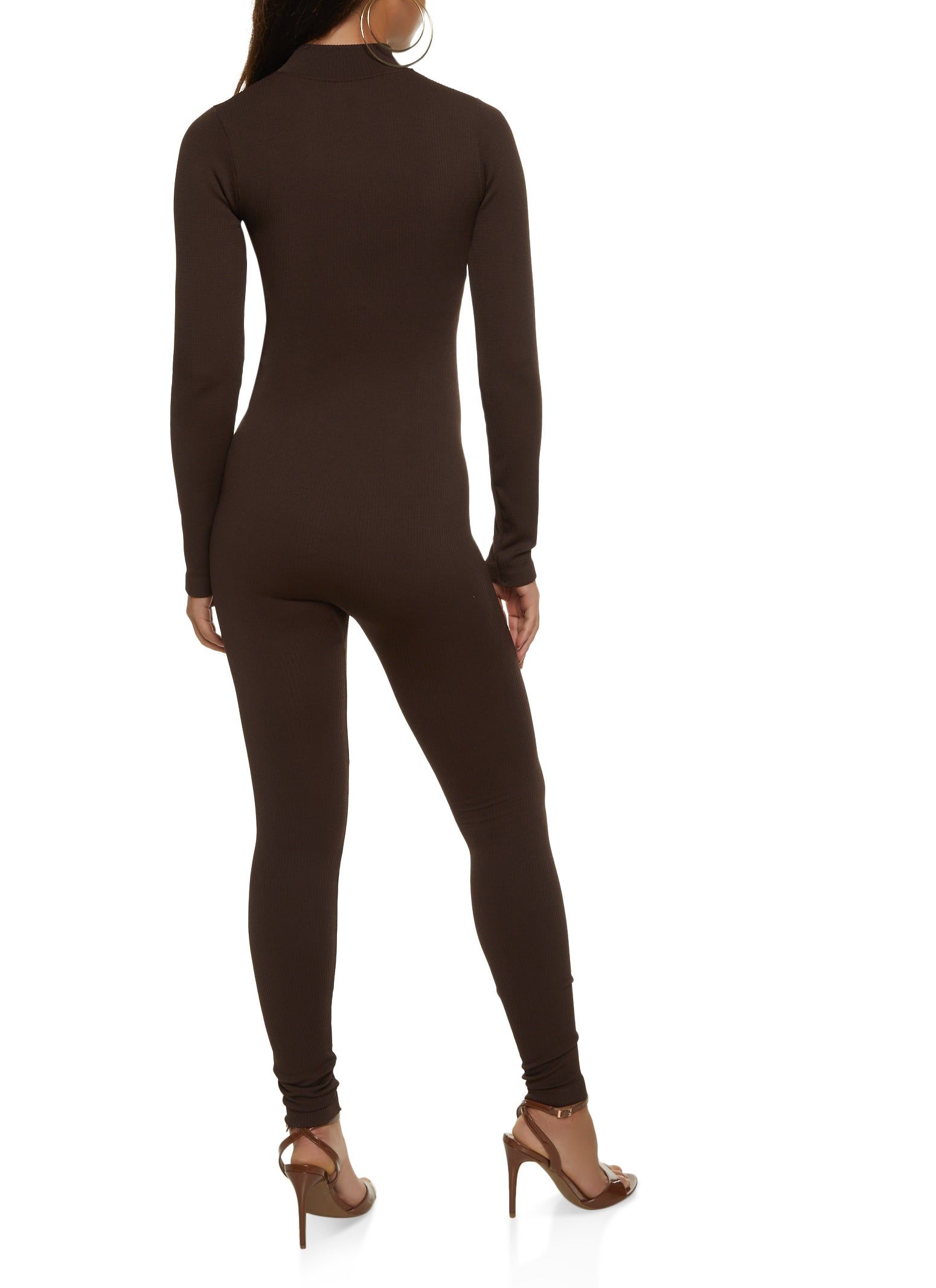Half Zip Long Sleeve Catsuit sold by Rainbow product image thumbnail 2
