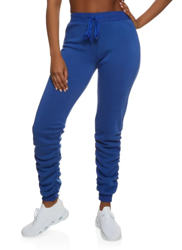 Fleece Stacked Joggers sold by Rainbow