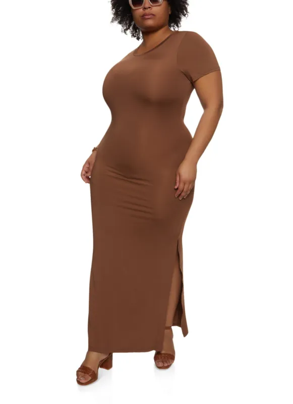 Plus Size T Shirt Maxi Dress sold by Rainbow
