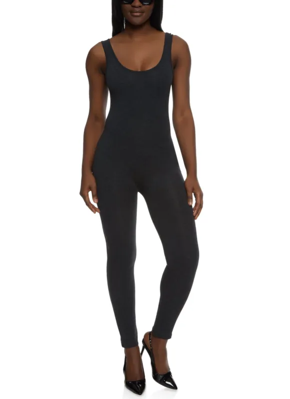 Scoop Neck Tank Catsuit sold by Rainbow