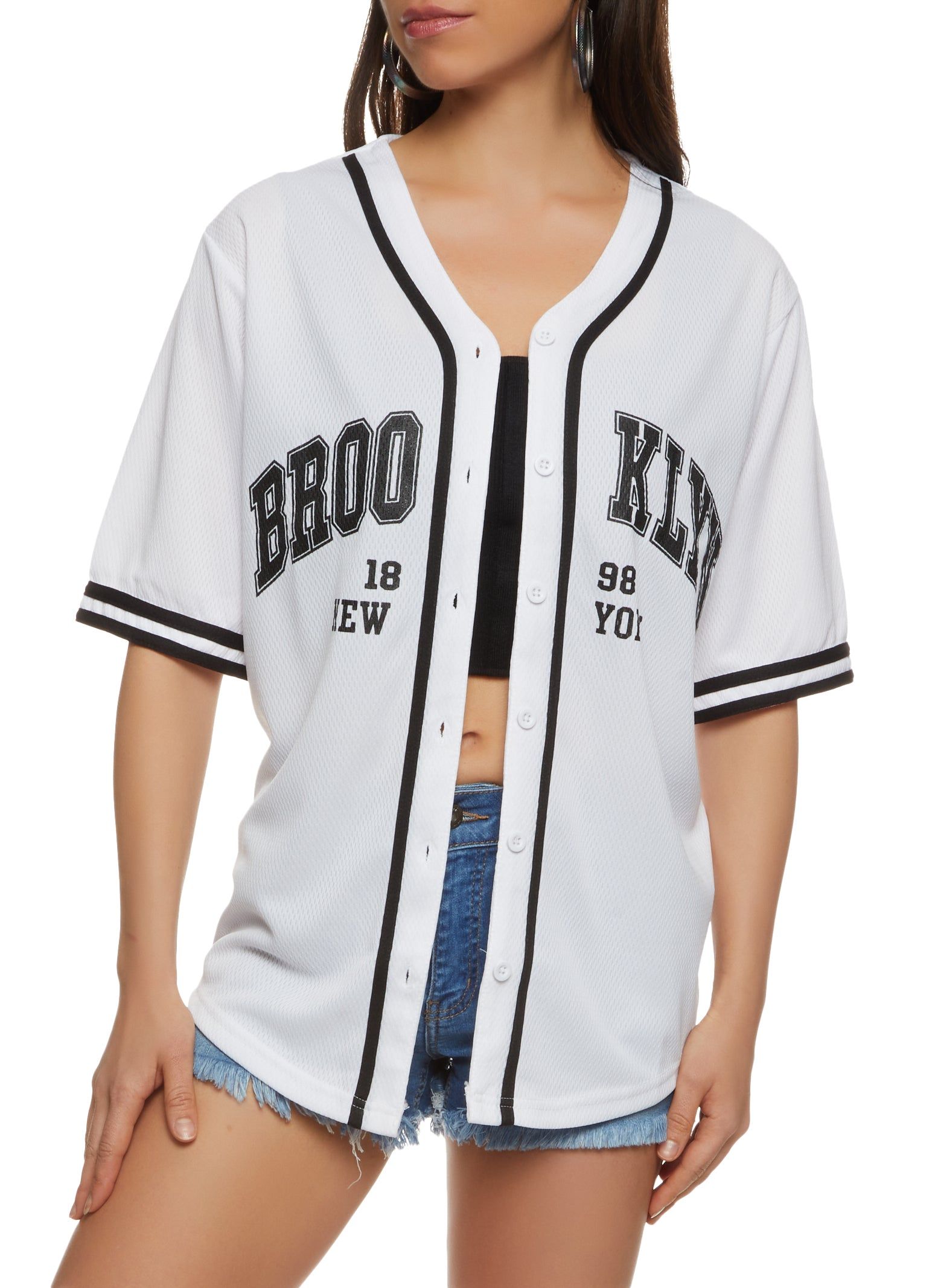 Mesh Brooklyn 1898 New York Baseball Jersey sold by Rainbow