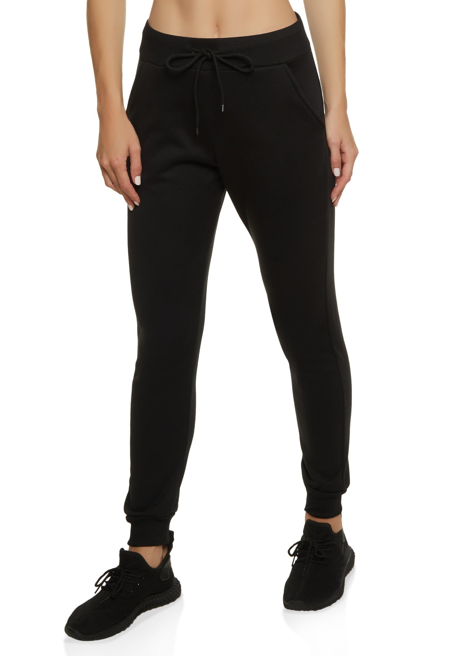 Solid Drawstring Joggers sold by Rainbow