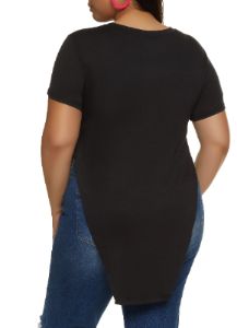 Plus Size Dont Kill My Good Vibes Graphic Tee sold by Rainbow