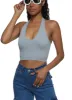 Seamless Halter Neck Crop Top sold by Rainbow