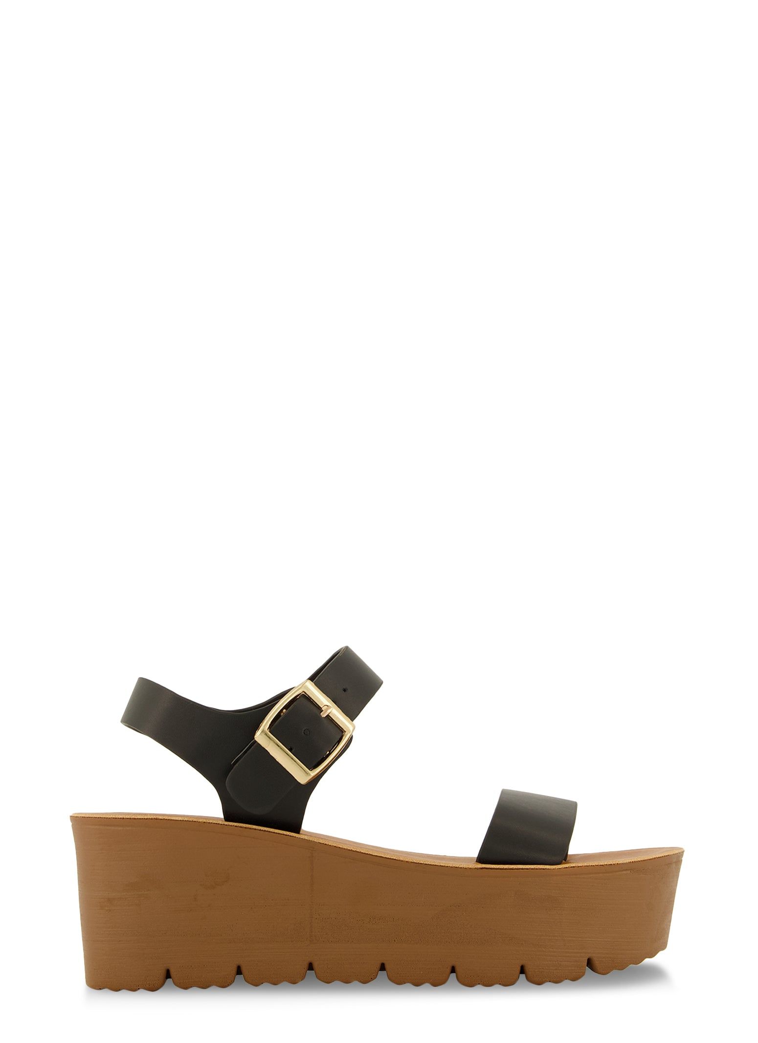 Ankle Strap Platform Wedge Sandals sold by Rainbow product image thumbnail 2