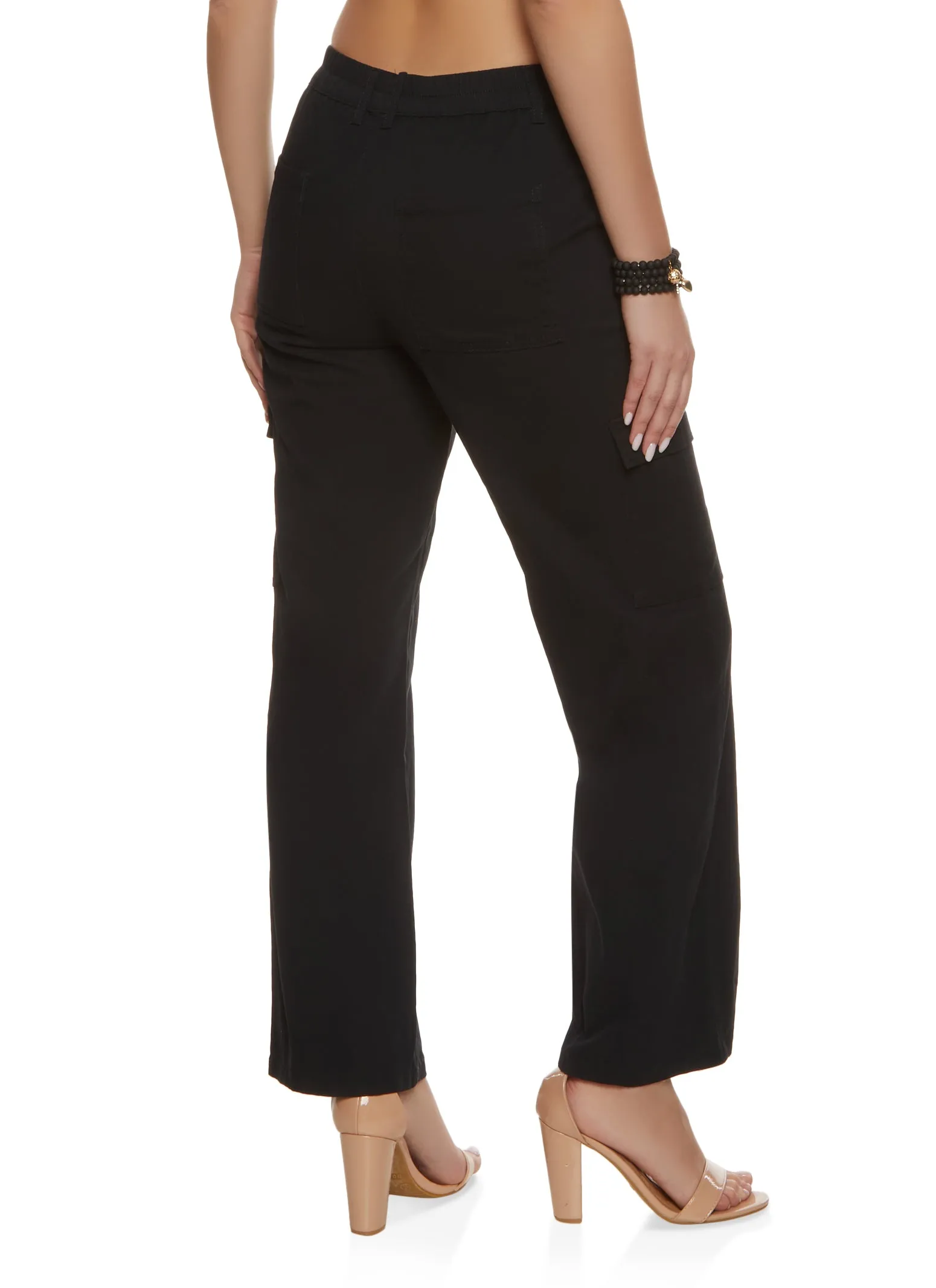 Twill Cargo Pocket Straight Leg Pants sold by Rainbow product image thumbnail 2