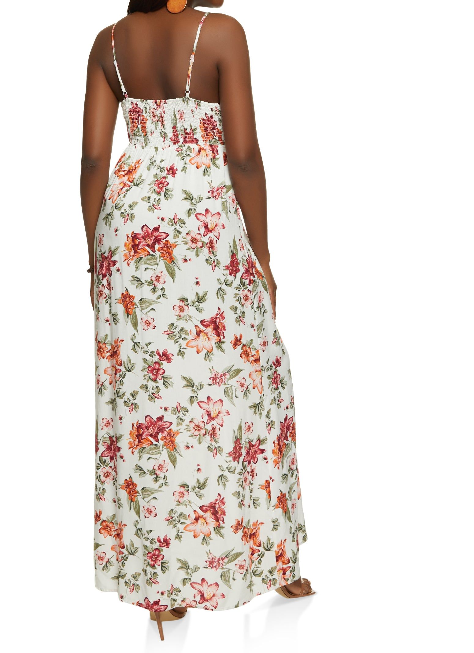Floral Keyhole Maxi Dress sold by Rainbow product image thumbnail 3