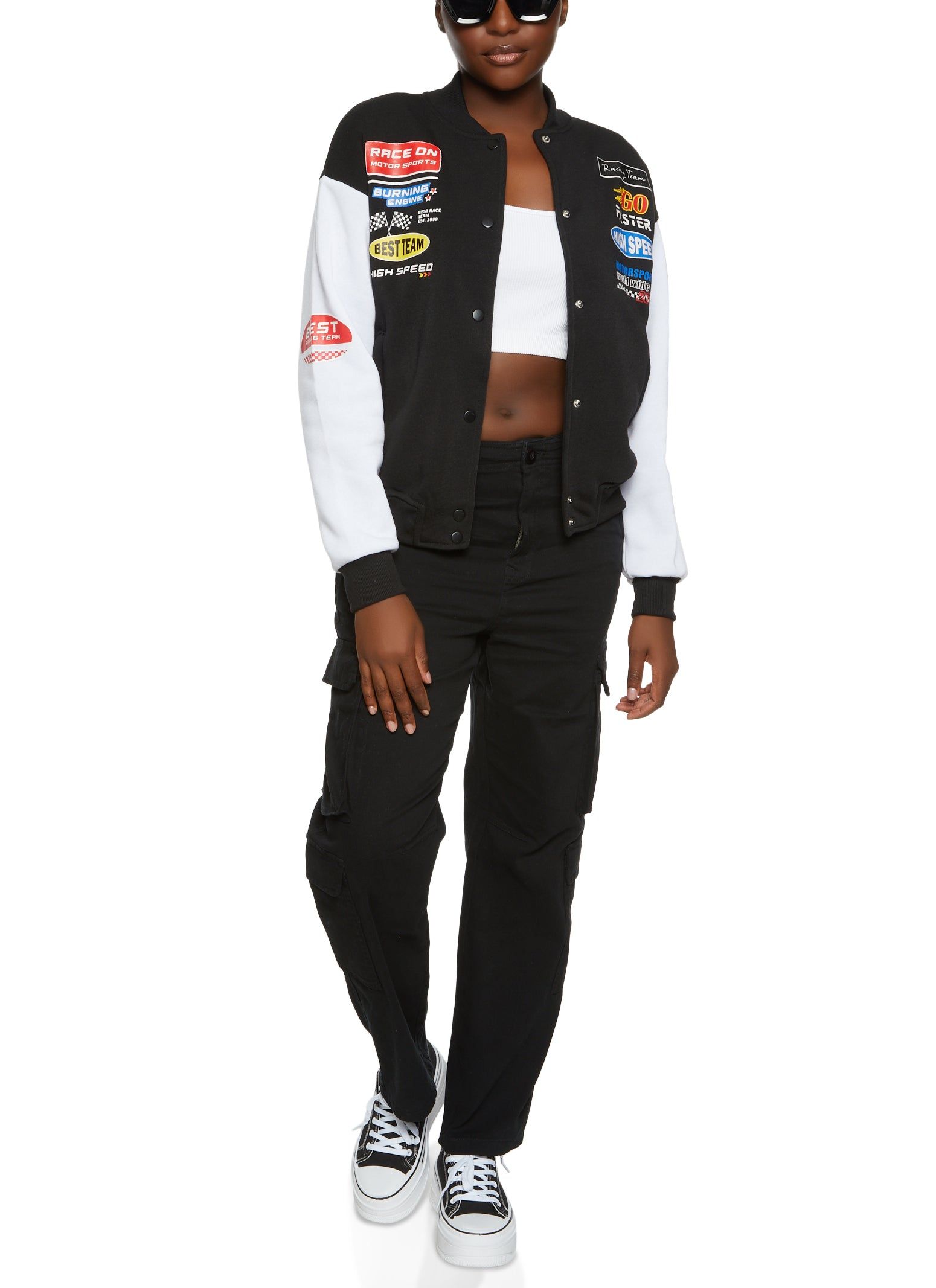 Street Racing Bomber Jacket sold by Rainbow product image thumbnail 2