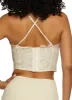 Floral Lace Hanky Hem Bustier Top sold by Rainbow