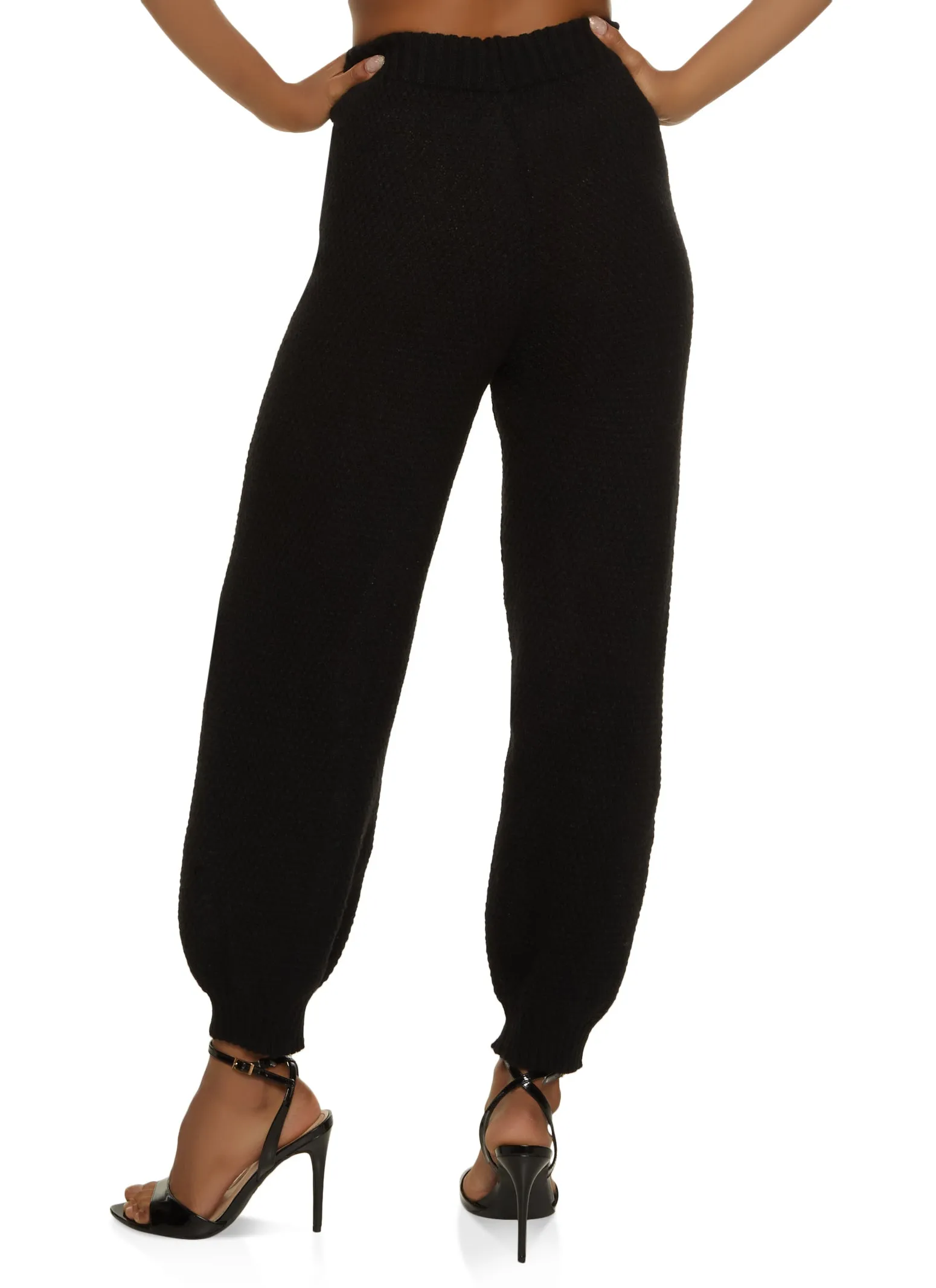 Knit High Waisted Joggers sold by Rainbow product image thumbnail 2