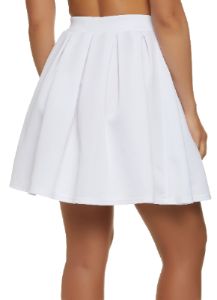 High Waisted Pleated Skirt sold by Rainbow