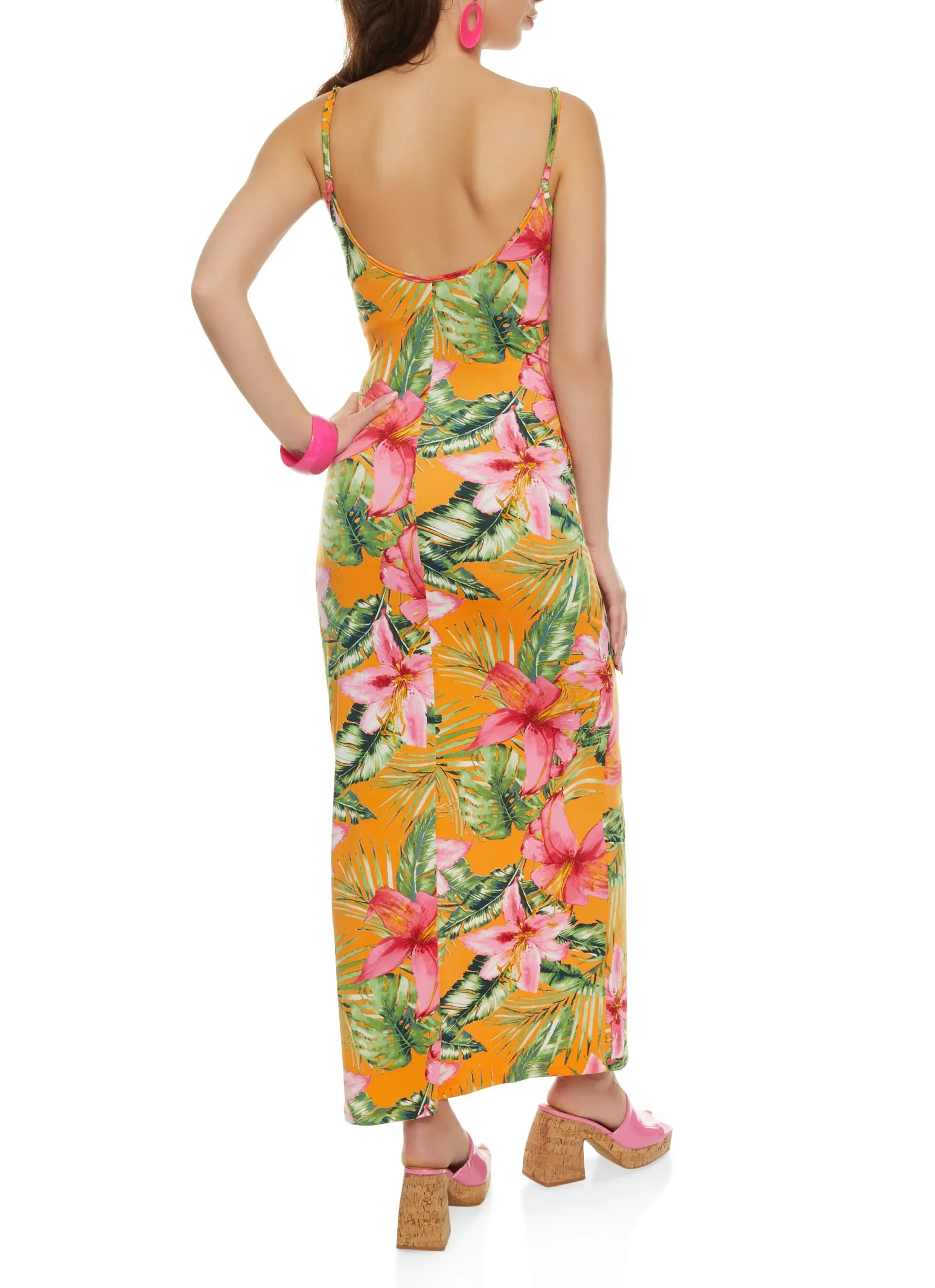 Haute Monde Floral Print Cami Maxi Dress sold by Rainbow product image thumbnail 3