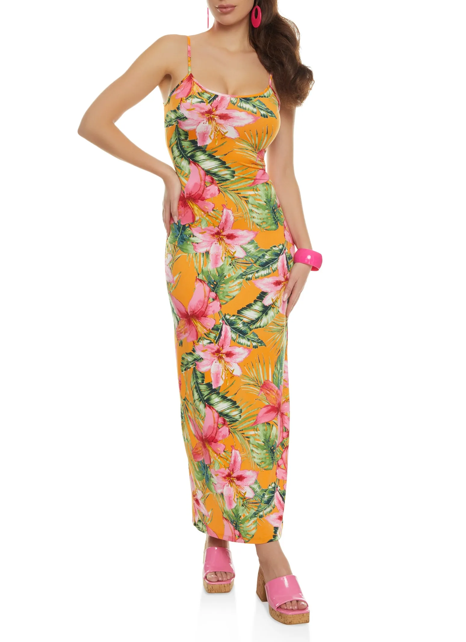 Haute Monde Floral Print Cami Maxi Dress sold by Rainbow product image thumbnail 2