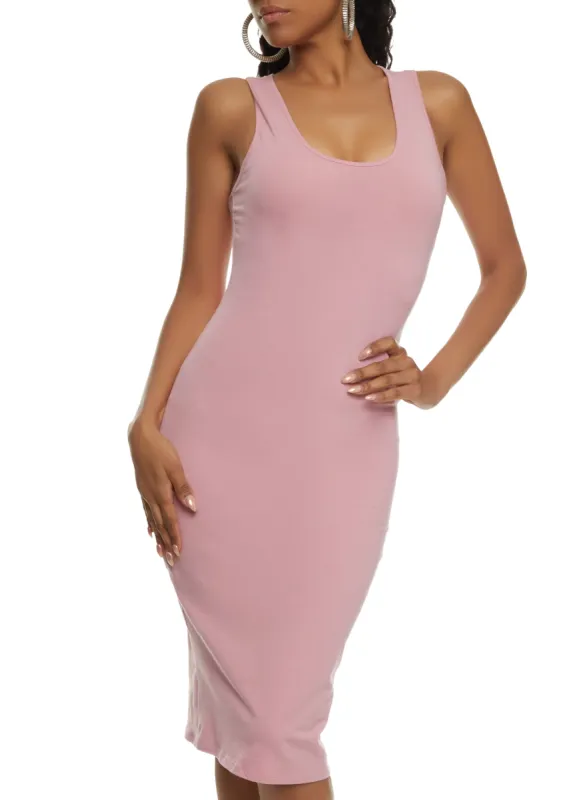 Bodycon Tank Midi Dress sold by Rainbow