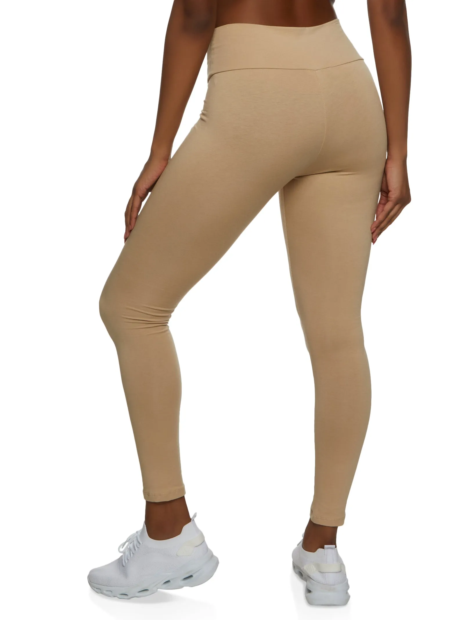 Solid Wide Waist Leggings sold by Rainbow product image thumbnail 2