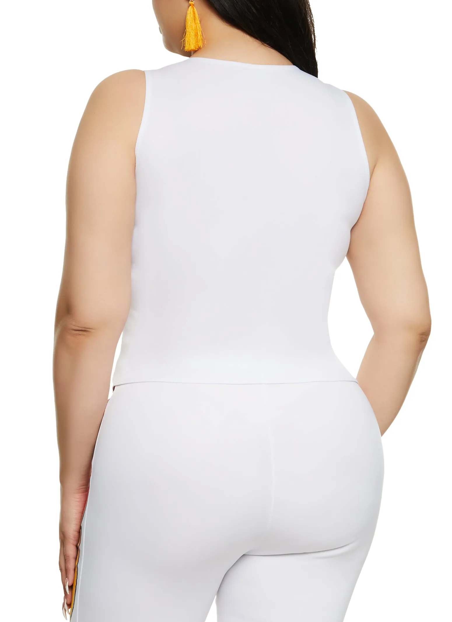 Plus Size Flame Racing Graphic Tank Top sold by Rainbow product image thumbnail 3